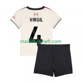 Maillot de Foot Liverpool Virgil van Dijk 4 Extérieur 2025-26 - Enfant